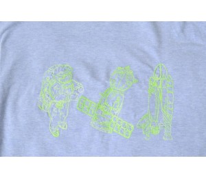 Stickserie - Weltraum Space Line Art